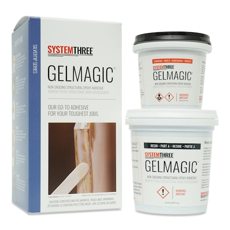 System Three Resins GelMagic Epoxy Adhesive, 1.5 Pint Kit 1230K40